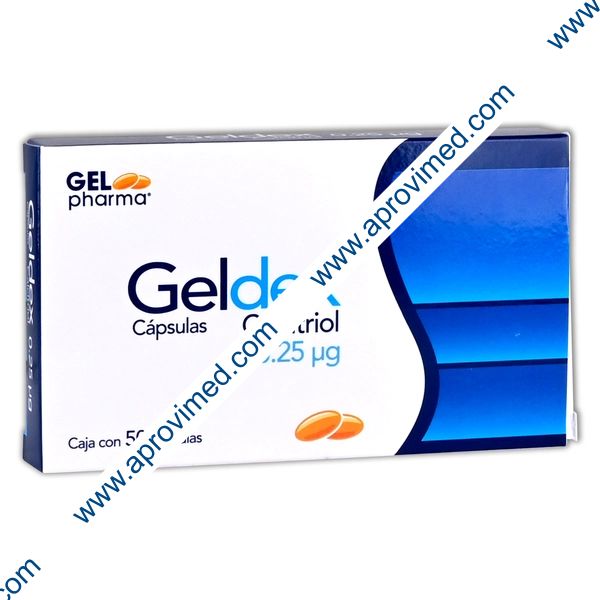 GELDEX c/50 CAPS. 0.25 MCG.