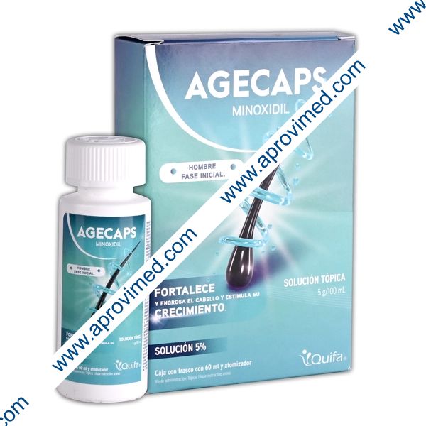 AGECAPS HOMBRE SOL. TÓPICA Fco. Atomizador 60 ML. 5 G/100 ML.