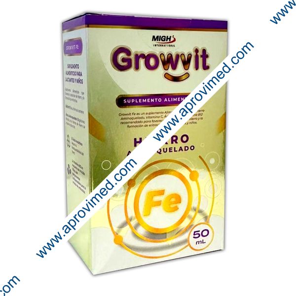 GROWVIT FE Hierro SUSP. Gotas Fco. 50 ML.