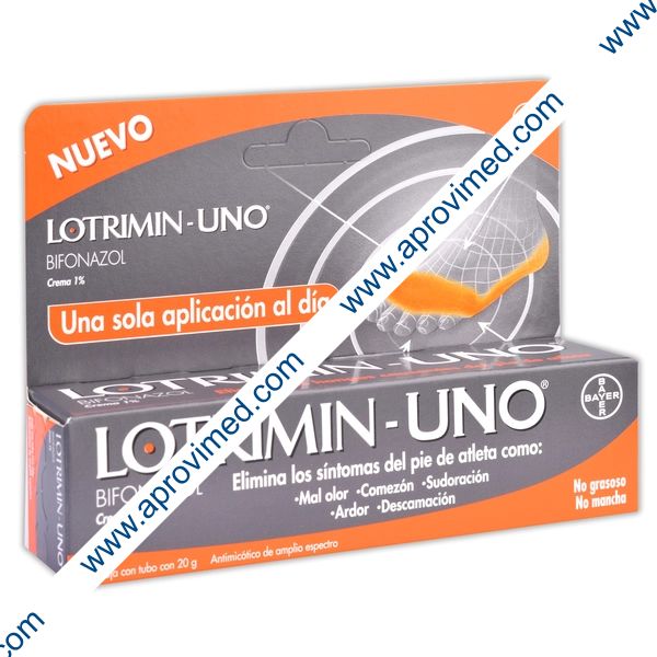 LOTRIMIN-UNO CREMA 1% Tubo c/20 G.