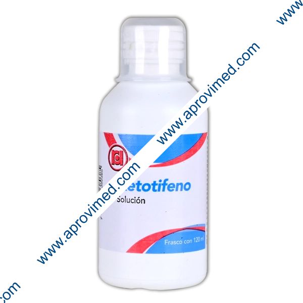 KETOTIFENO (Randall) SOL. Fco. 120 ML. 20 MG/100 ML.