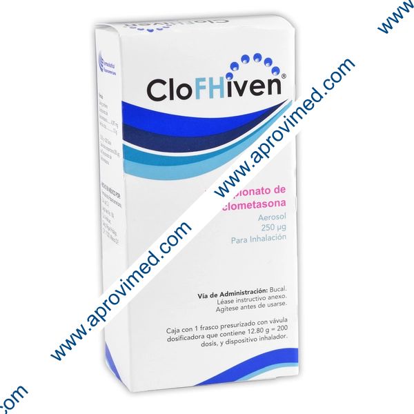 CLOFHIVEN AEROSOL p/Inhalación c/200 DOSIS 250 MCG.