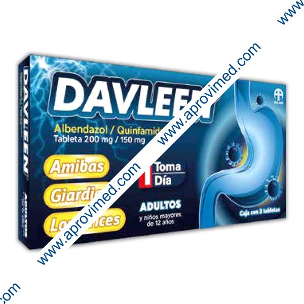 DAVLEEN c/2 TABS. 150/200 MG.