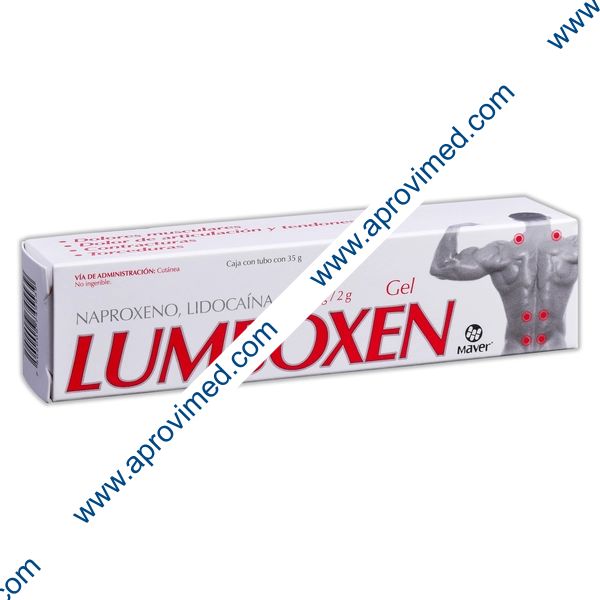 LUMBOXEN GEL "Rojo" Tubo c/35 G. 10-2 G/100 G.