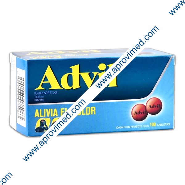 ADVIL c/100 TABS. 200 MG.
