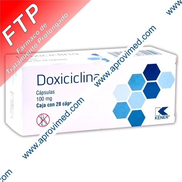 DOXICICLINA (Kener) c/28 CAPS. 100 MG.