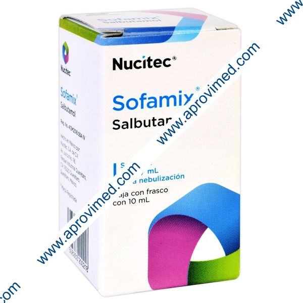 SOFAMIX SOL. p/Nebulización Fco. 10 ML. 5 MG/1 ML.