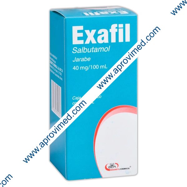 EXAFIL JBE. Fco. 120 ML. 40 MG/100 ML.
