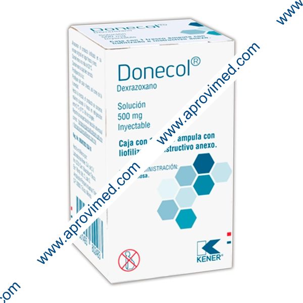 DONECOL Sol. Iny. c/1 FCO. AMP. 500 MG.