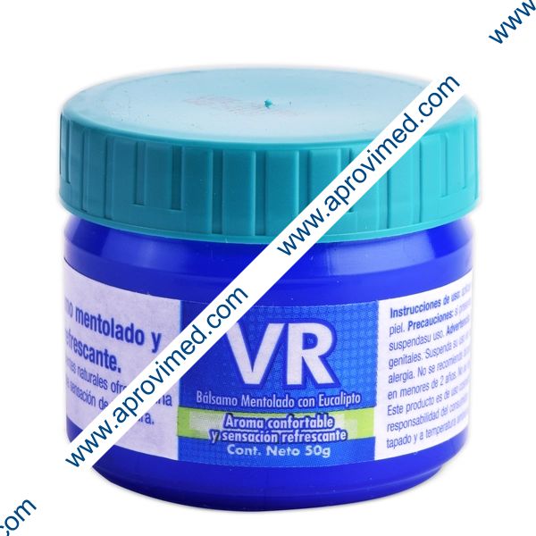 VR BÁLSAMO MENTOLADO c/EUCALIPTO Tarro c/ 50 G.