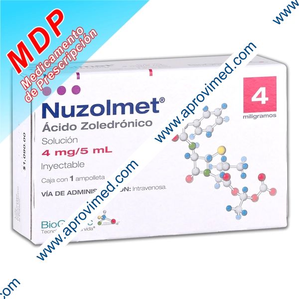 NUZOLMET Sol. Iny. c/1 AMPTA. 4 MG/5 ML.