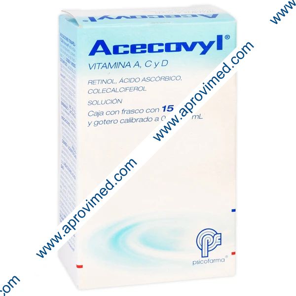 ACECOVYL SOL. Fco. y Gotero 15 ML. 9000ui-125mg-1800ui/1 ML.