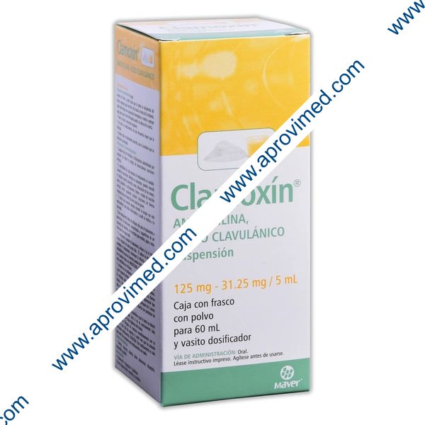 CLAMOXIN SUSP. Fco. 60 ML. 125-31.25 MG/5 ML.