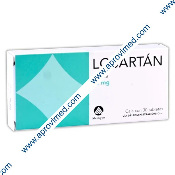 LOSARTÁN (Medigen) c/30 TABS. 50 MG.