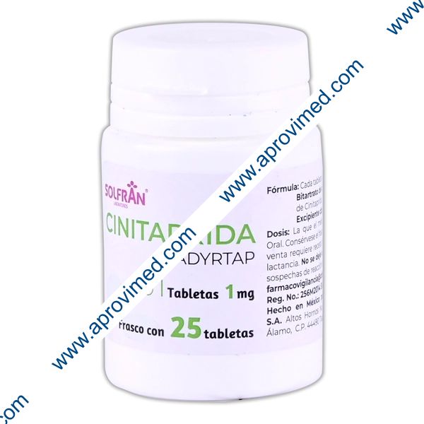 ADYRTAP c/25 TABS. 1 MG.