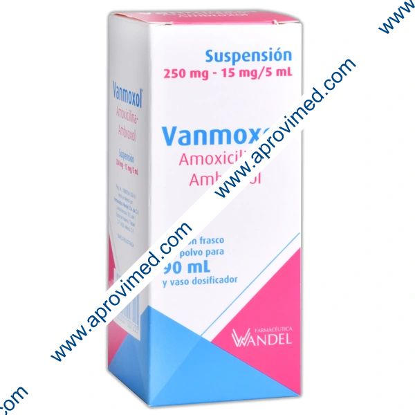 VANMOXOL SUSP. Fco. 90 ML. 250-15 MG/5 ML.