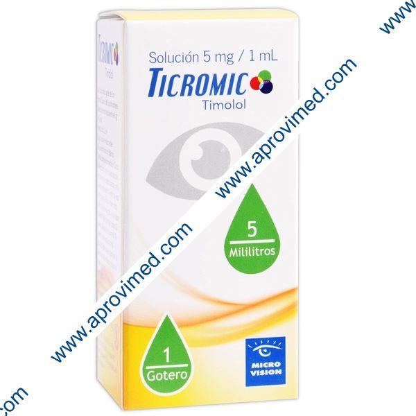 TICROMIC SOL. Oftálmica Fco. Gotero 5 ML. 5 MG/1 ML.