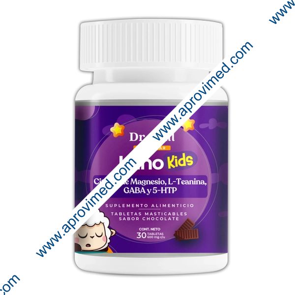 LUNO KIDS c/30 TABS. Masticables Sabor Chocolate 600 MG.