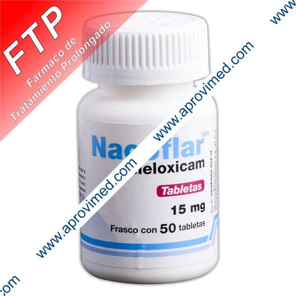 NACOFLAR c/50 TABS. 15 MG.
