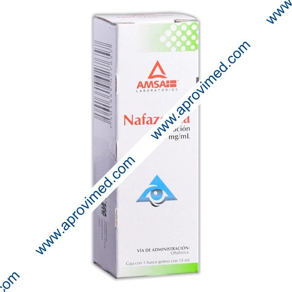 NAFAZOLINA (Amsa) SOL. Oftálmica Fco. Gotero 15 ML. 1 MG/1 ML.