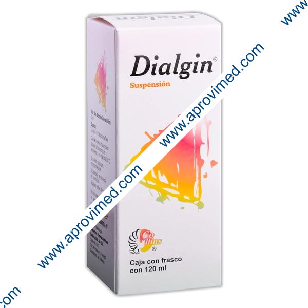 DIALGIN SUSP. Fco. 120 ML. 0.40-1.25-20-1-0.02 G/100 ML.