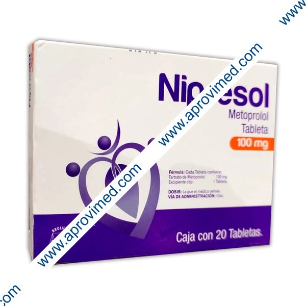 NIPRESOL c/20 TABS. 100 MG.