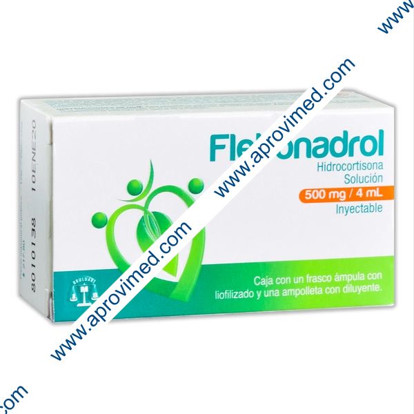 FLEBONADROL Sol. Iny. c/1 FCO. AMP. 500 MG/4 ML.