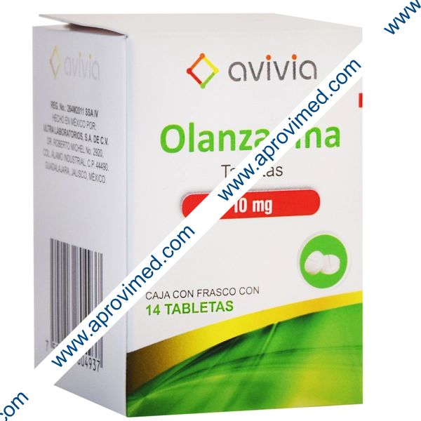 OLANZAPINA (Avivia) c/14 TABS. 10 MG.