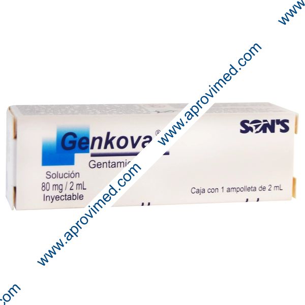 GENKOVA Sol. Iny. c/1 AMPTA. 80 MG/2 ML.