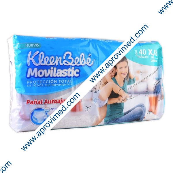 KLEENBEBÉ MOVILASTIC EX-JUMBO (Etapa 6 / +13.5 Kg.) c/40 Pzs.