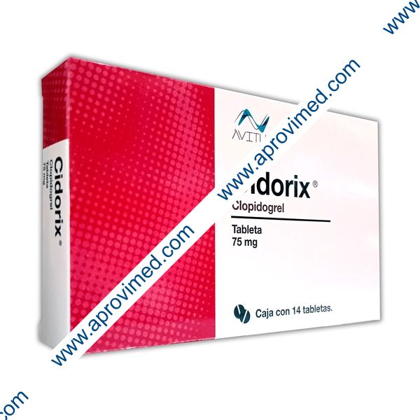 CIDORIX c/14 TABS. 75 MG.