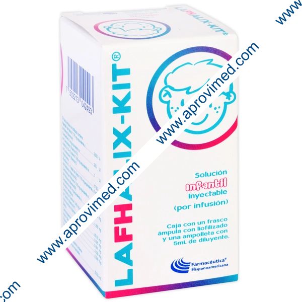 LAFHALIX-KIT Sol. Iny. INFANTIL c/1 FCO. AMP. 5 ML.