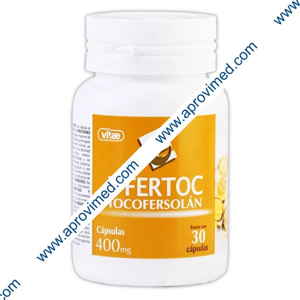 E-FERTOC Cja/Fco. c/30 CAPS. 400 MG.