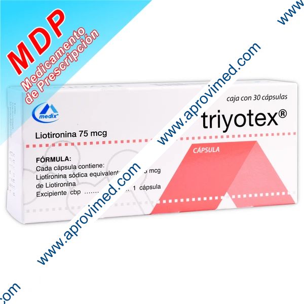 TRIYOTEX c/30 CAPS. 75 MCG.