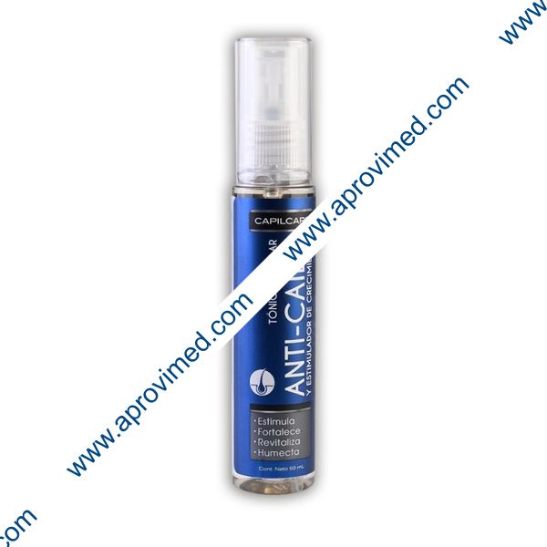 TÓNICO CAPILAR ANTI-CAIDA y Estimulador de Crecimiento Fco. 60 ML.