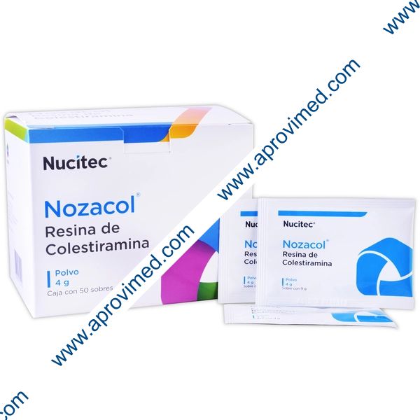 NOZACOL c/50 SOBS. 9 G. POLVO 4 G.