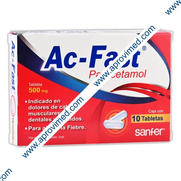 AC-FAST c/10 TABS. 500 MG.
