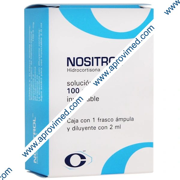 NOSITROL Sol. Iny. c/1 FCO. AMP. 100 MG/2 ML.