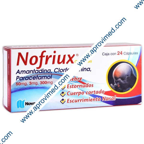 NOFRIUX c/24 CAPS. 50/3/300 MG.