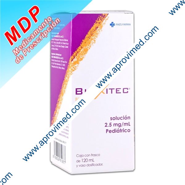 BLAXITEC SOL. Pediátrico Fco. 120 ML. 2.5 MG/1 ML.
