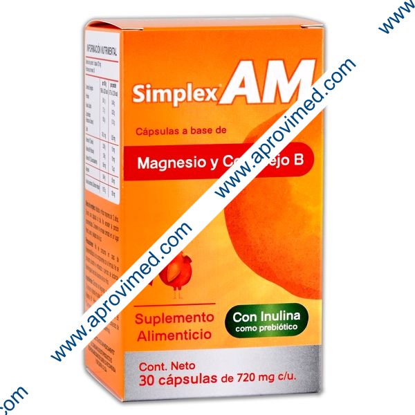 SIMPLEX AM c/30 CAPS. 720 MG.