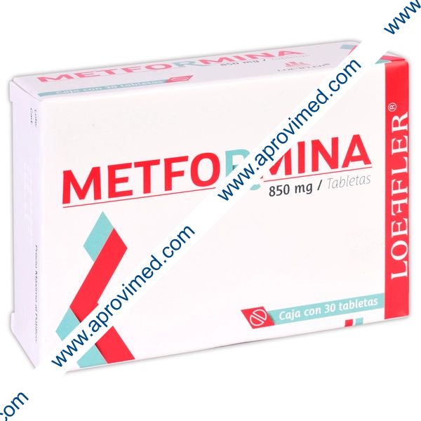 METFORMINA (Loeffler) c/30 TABS. 850 MG.