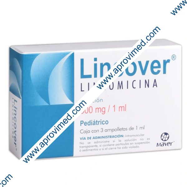 LINCOVER Sol. Iny. PEDIÁTRICO c/3 AMPTAS. 300 MG/1 ML.