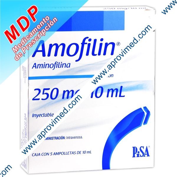 AMOFILIN Sol. Iny. c/ 5 AMPTAS. 250 MG/10 ML.