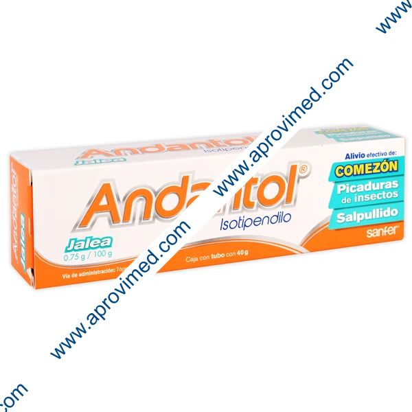 ANDANTOL JALEA TÓPICA Tubo c/40 G. 0.75 G/100 G.