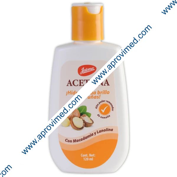 ACETONA c/MACADAMIA y LANOLINA Fco. c/120 ML.