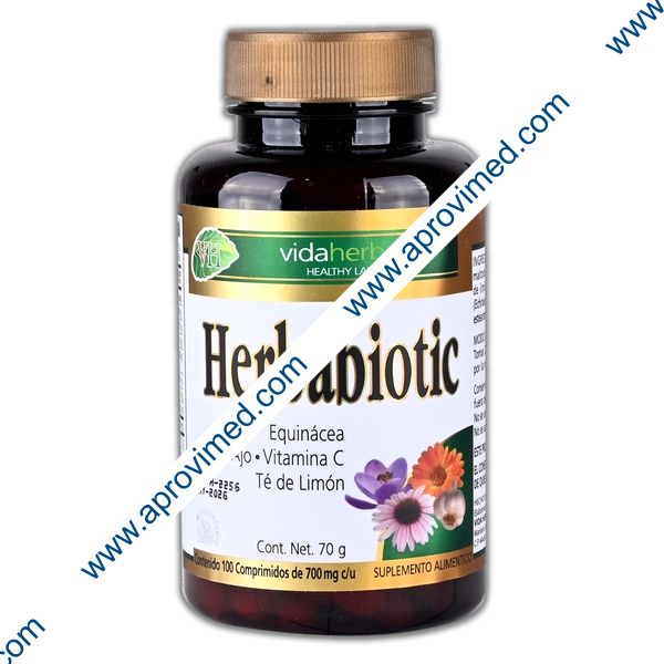 HERBABIOTIC c/100 COMPS. 700 MG.