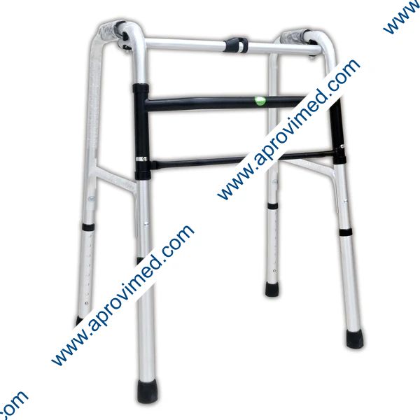 ANDADERA de ALUMINIO FIJA (Eko-Mobility) Color Plata.