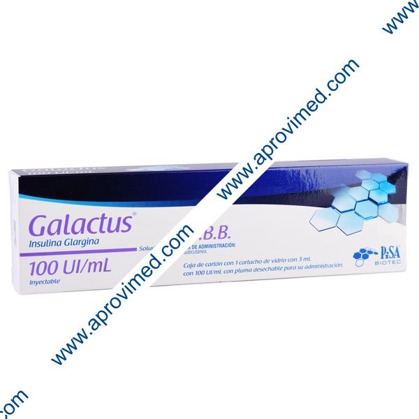 GALACTUS Sol. Iny. c/1 Cartucho 3 ML. 100 UI/1 ML. en Disp. Desech.