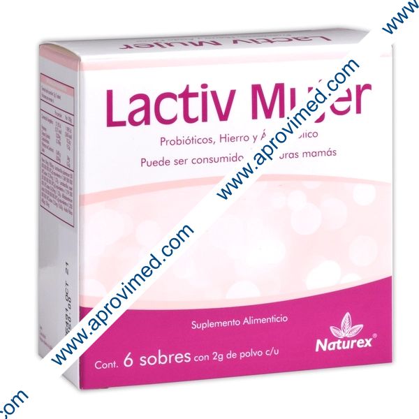 LACTIV Mujer c/6 SOBRES POLVO 2 G.